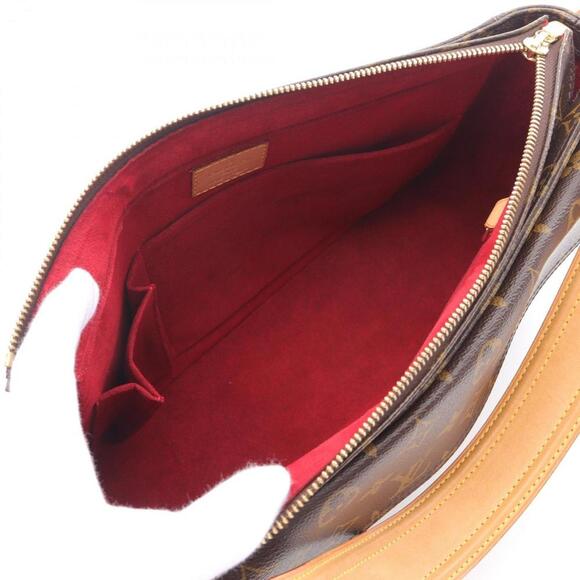 LOUIS VUITTON Brown Monogram Leather Shoulder Bag - Picture 4 of 11